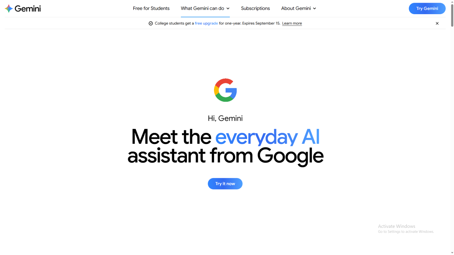 College Students Get Free 1-Year Upgrade to Google Gemini AI Pro Worth ...