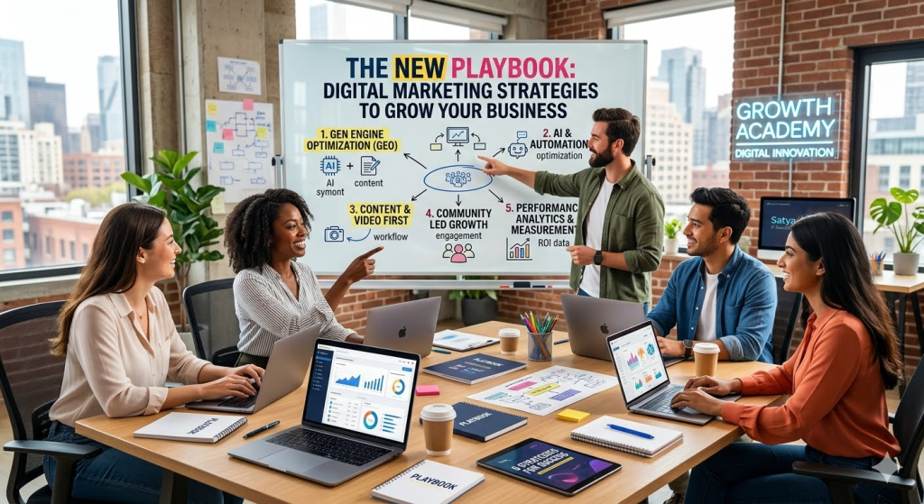 The New Playbook: 5 Digital Marketing Strategies Changing the Game-SATYA IT SOLUTION