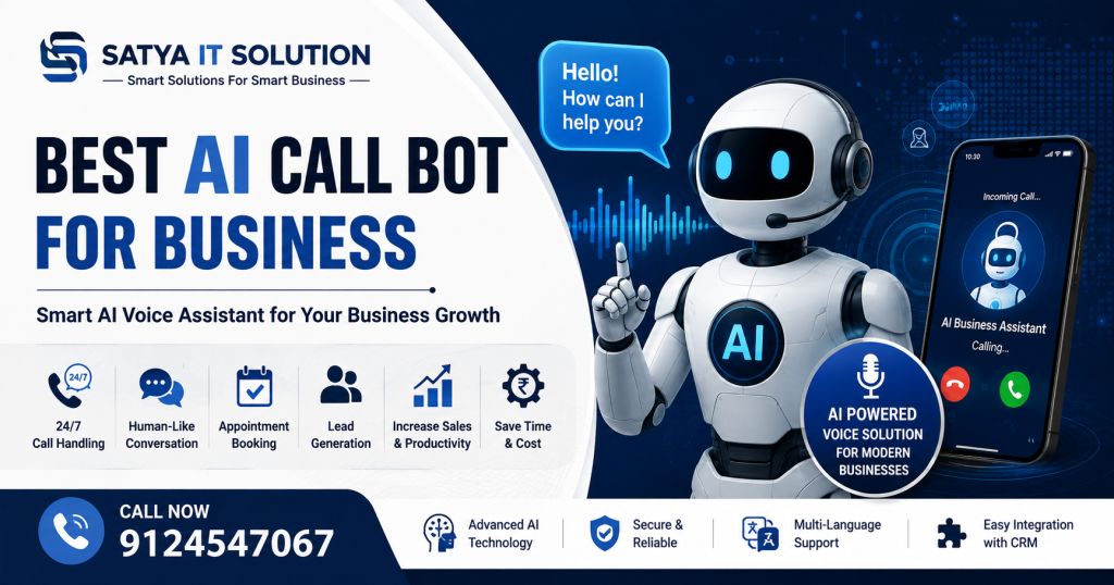 Best AI Business Call Bot by SATYA IT SOLUTION